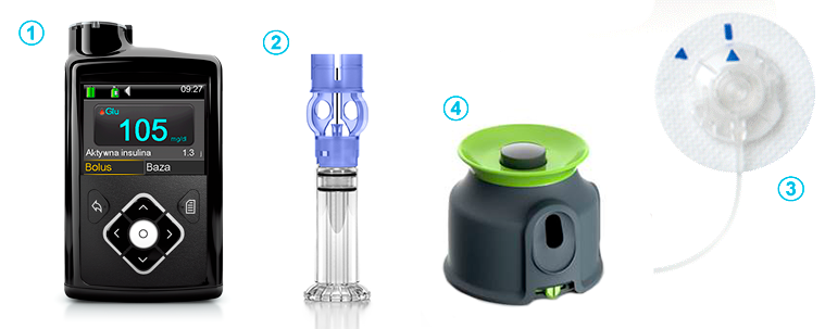 Insulin pump components