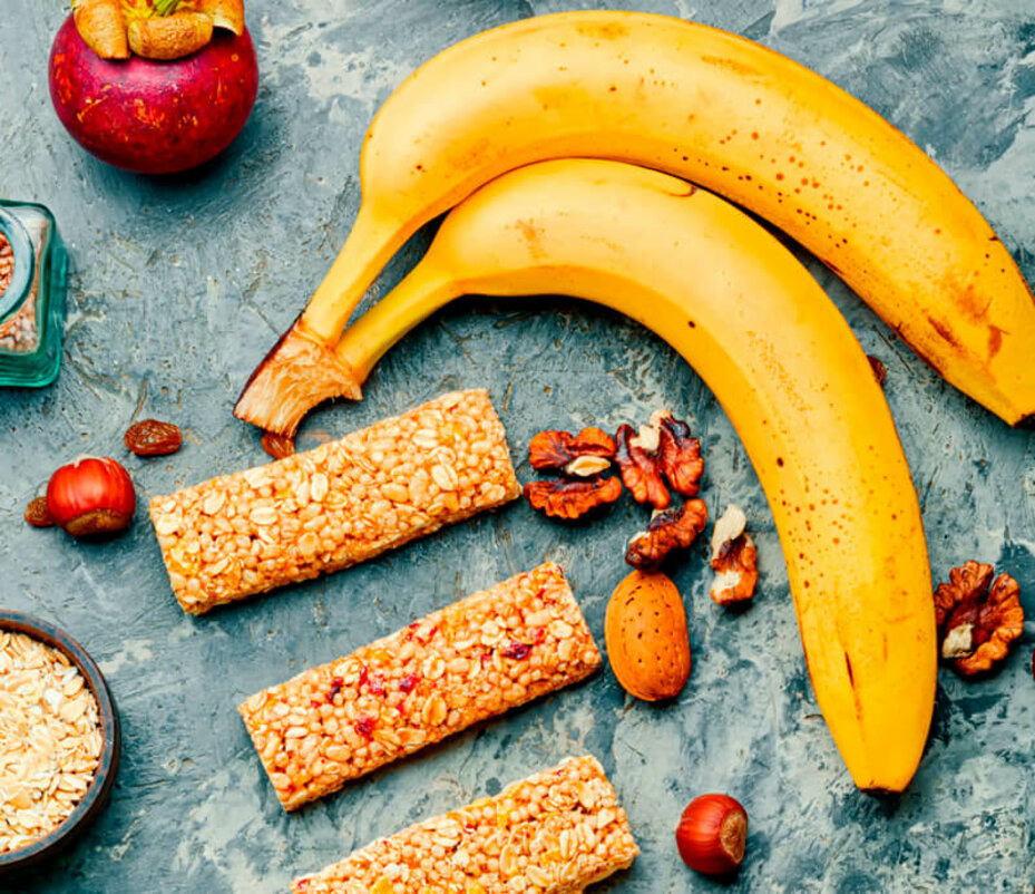 Ricetta barrette snack con banane e cereali 