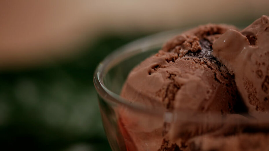 Receta de temporada helado de chocolate
