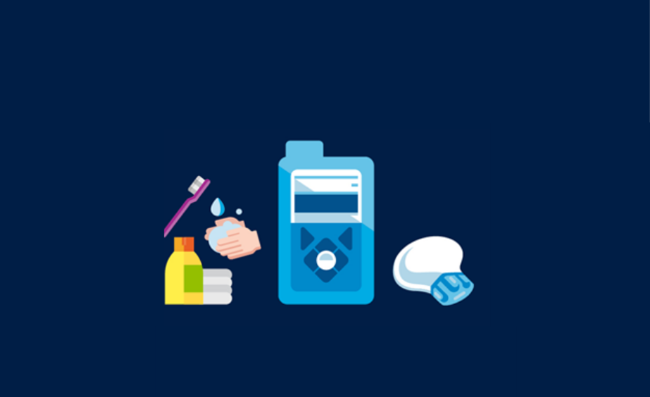 RENGÖRA INSULIN - PUMPEN - CGM SÄNDAREN