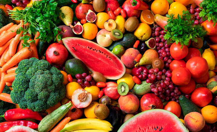 I 5 colori per mangiare sano