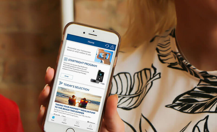 Ontdek onze nieuwste Medtronic WeCare-app, exclusief voor u ontwikkeld