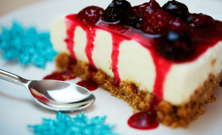 Cheesecake cu fructe de pădure