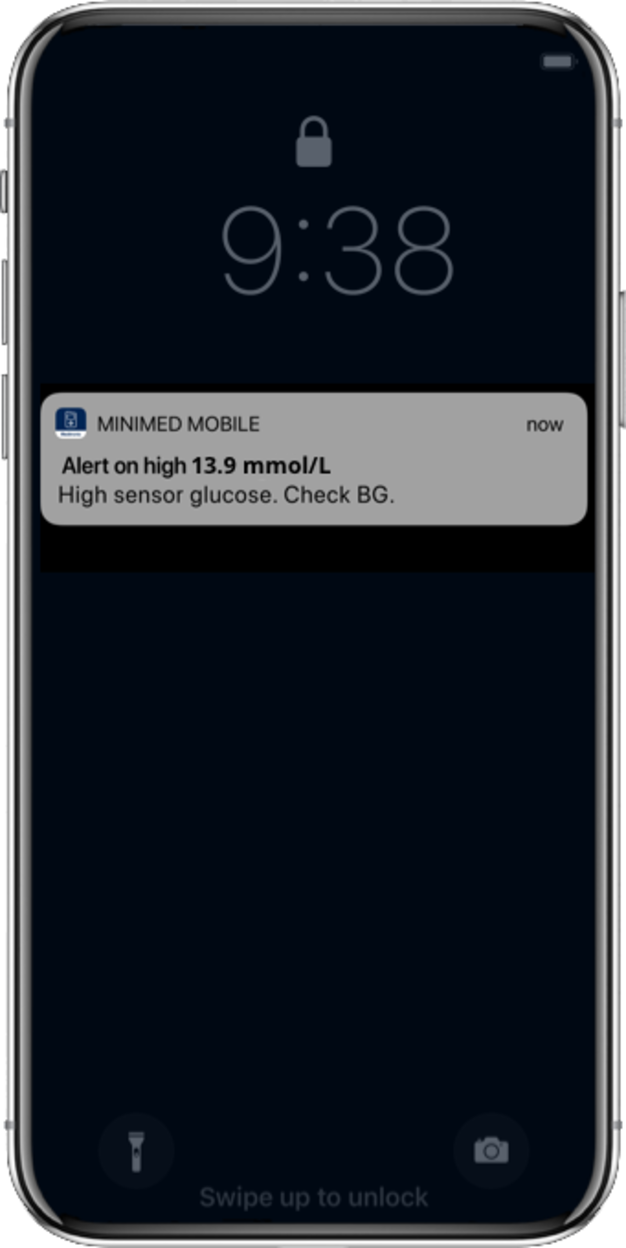 Notification low or high