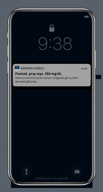 Notification low or high