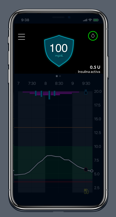 Current glucose reading